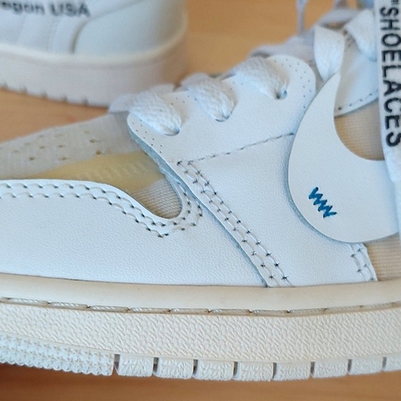 Off white × Air Jordan 1 high white "Euro" trainers - Picture 13 of 16